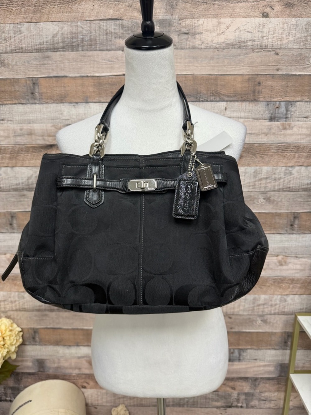 Coach Black Jacquard Chelsea Jayden OS